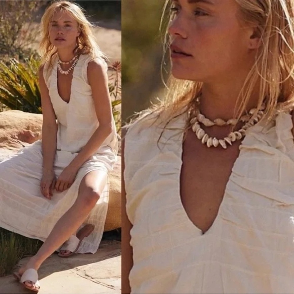 Free People Agatha Midi Dress -Turtledove